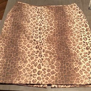 Cheetah print professional skirt